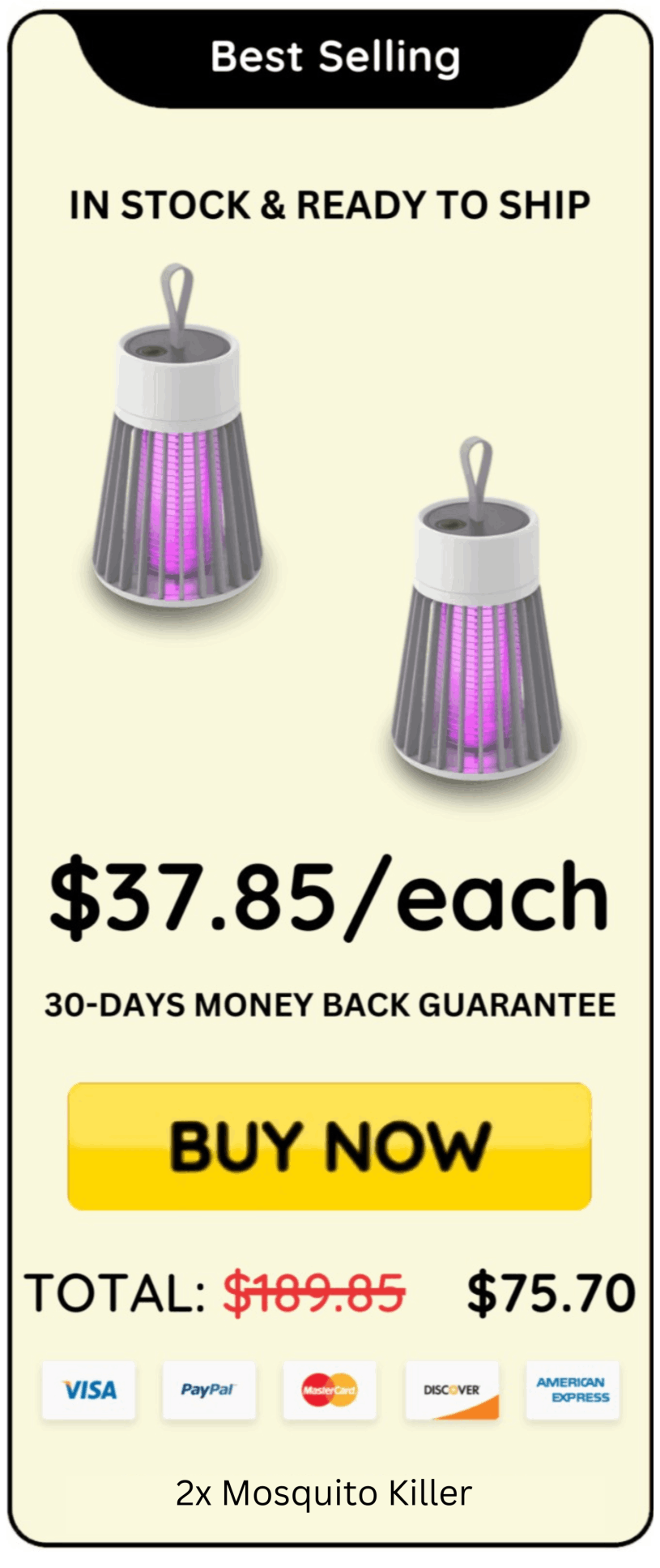 Mosquito Killer offer price